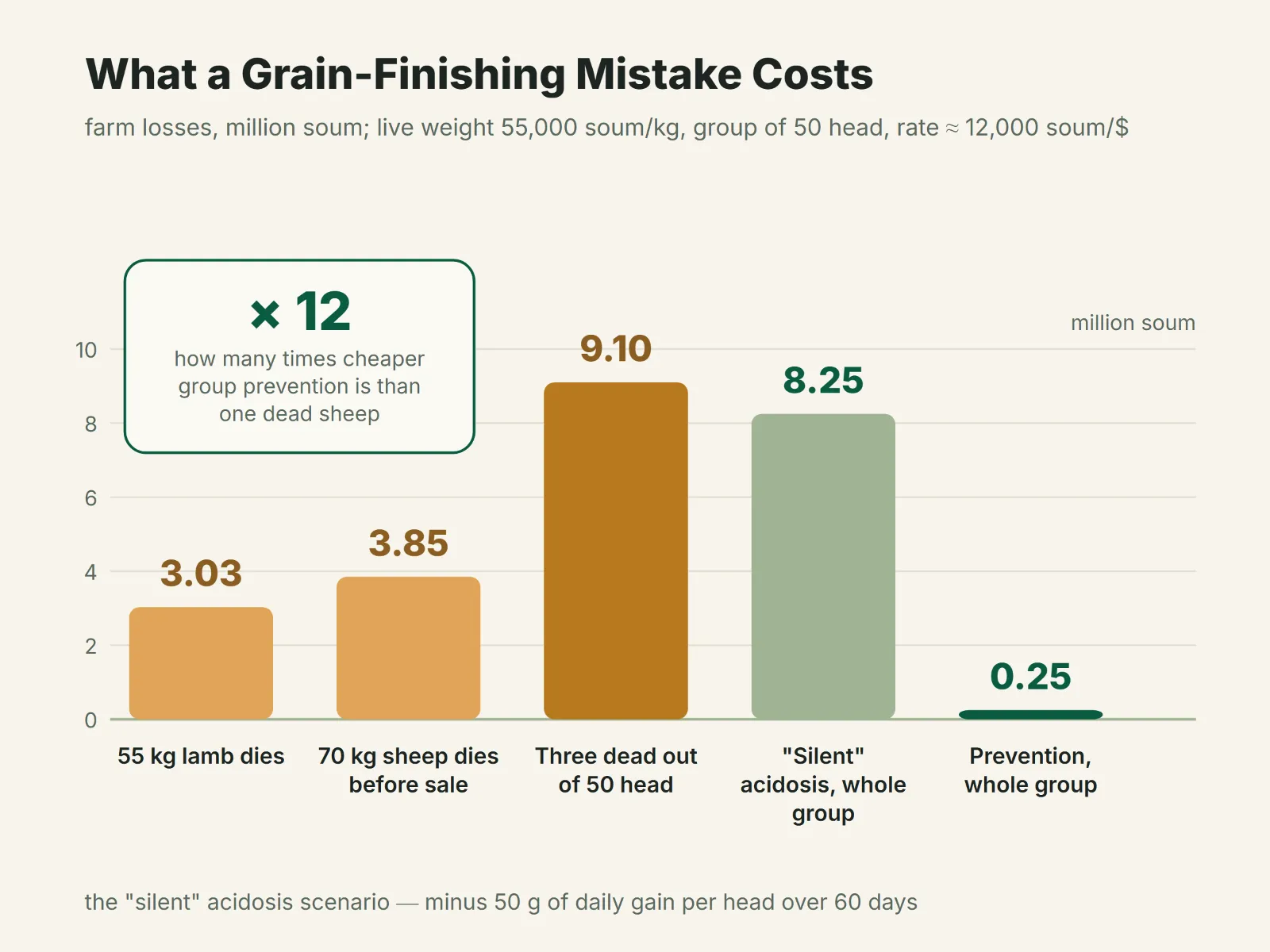 The cost of grain-finishing mistakes vs. the cost of prevention