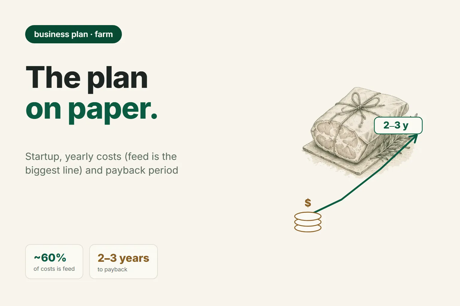 Sheep Farm Business Plan: Startup Costs, Expenses, and Payback Period
